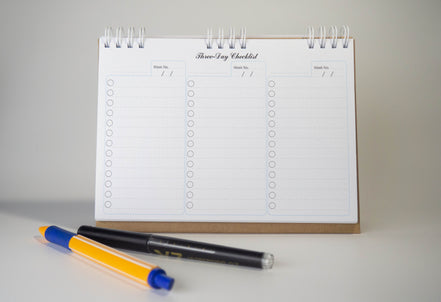 3-Day Checklist/Agenda Classic