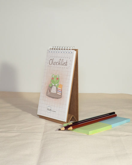 To-do-list with Green Frog Illustration