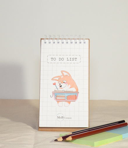 To-do-list with Corgi Illustration