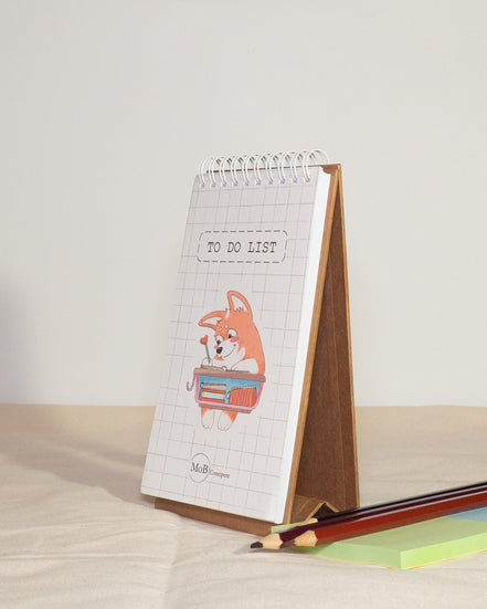 To-do-list with Corgi Illustration