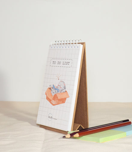 To-do-list with Lazy Cat Illustration