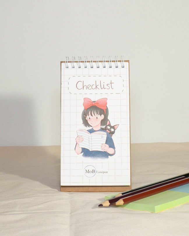 To-do-list with Kiki Delivery Service Illustration