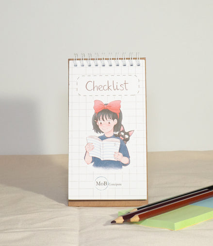 To-do-list with Kiki Delivery Service Illustration