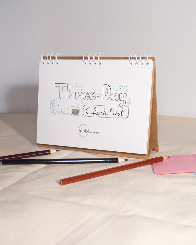3-Day Checklist/Agenda Classic