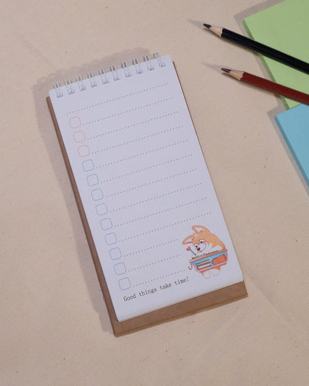 To-do-list with Corgi Illustration
